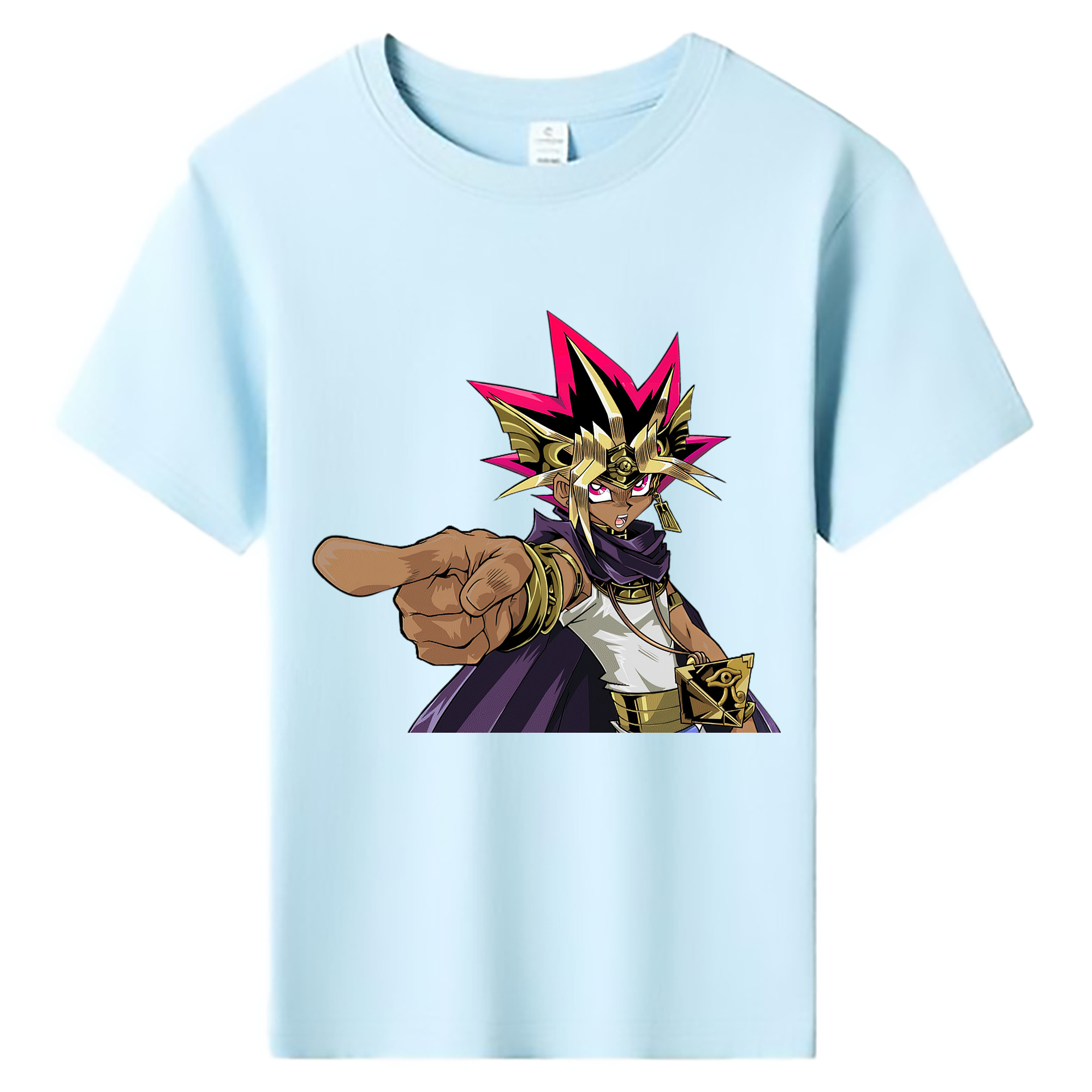 （画像用） 遊☆戯☆王 Yu-Gi-Oh! 綿100％キッズTシャツ（フロントプリント）